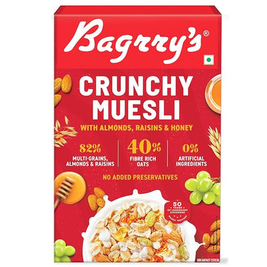 Bagrry's - Crunchy Muesli 500gm Box | All Natural Muesli